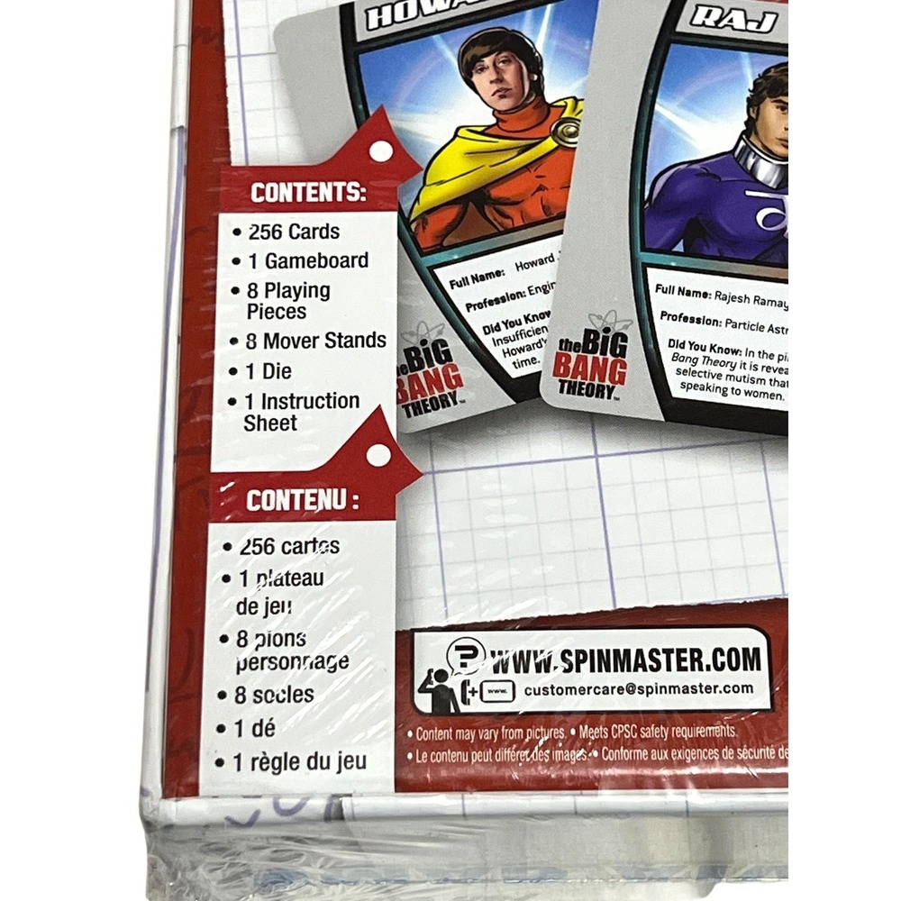 Cardinal Big Bang Theory TV Fan Edition Trivia Board Game 400 Questions 12+ - Picture 8 of 9